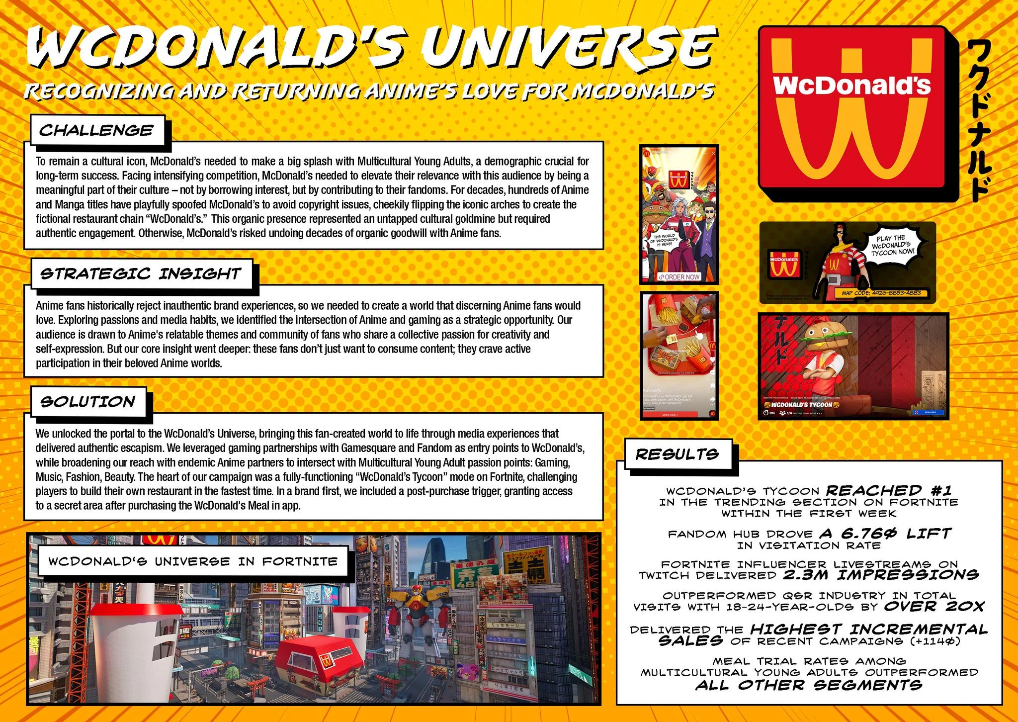 WCDONALD'S UNIVERSE