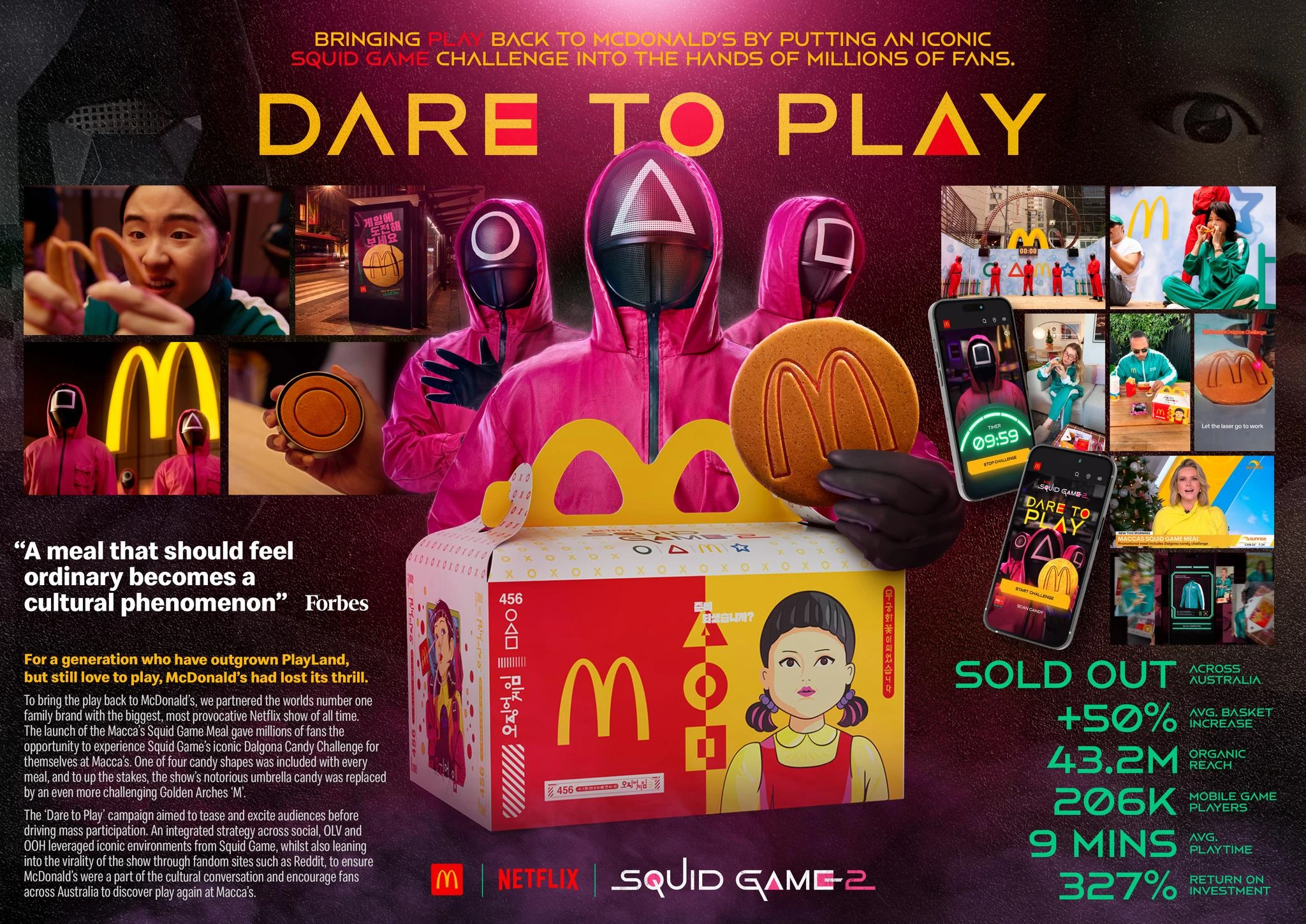 MACCA'S SQUID GAME MEAL - DARE TO PLAY?