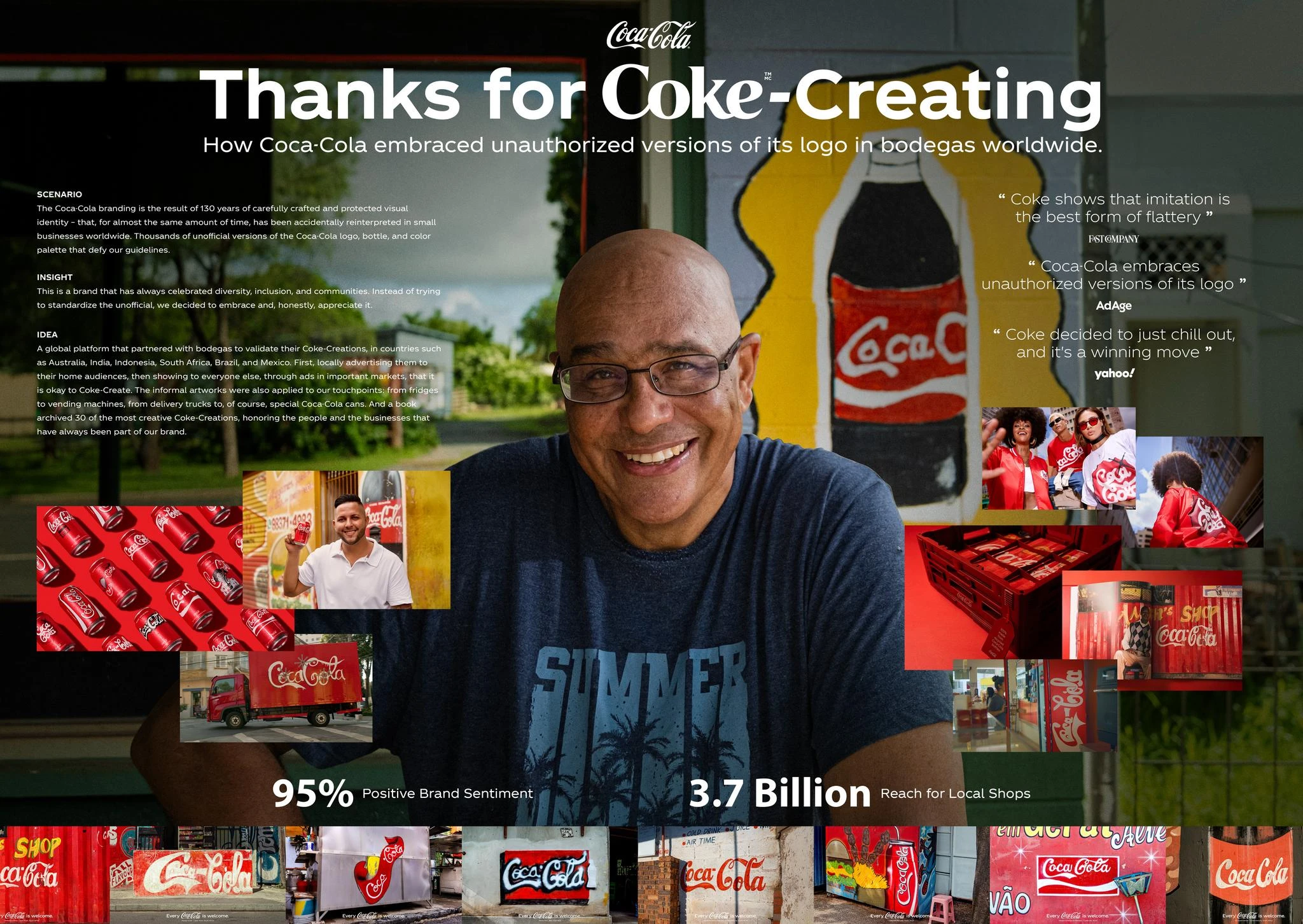 THANKS FOR COKE-CREATING