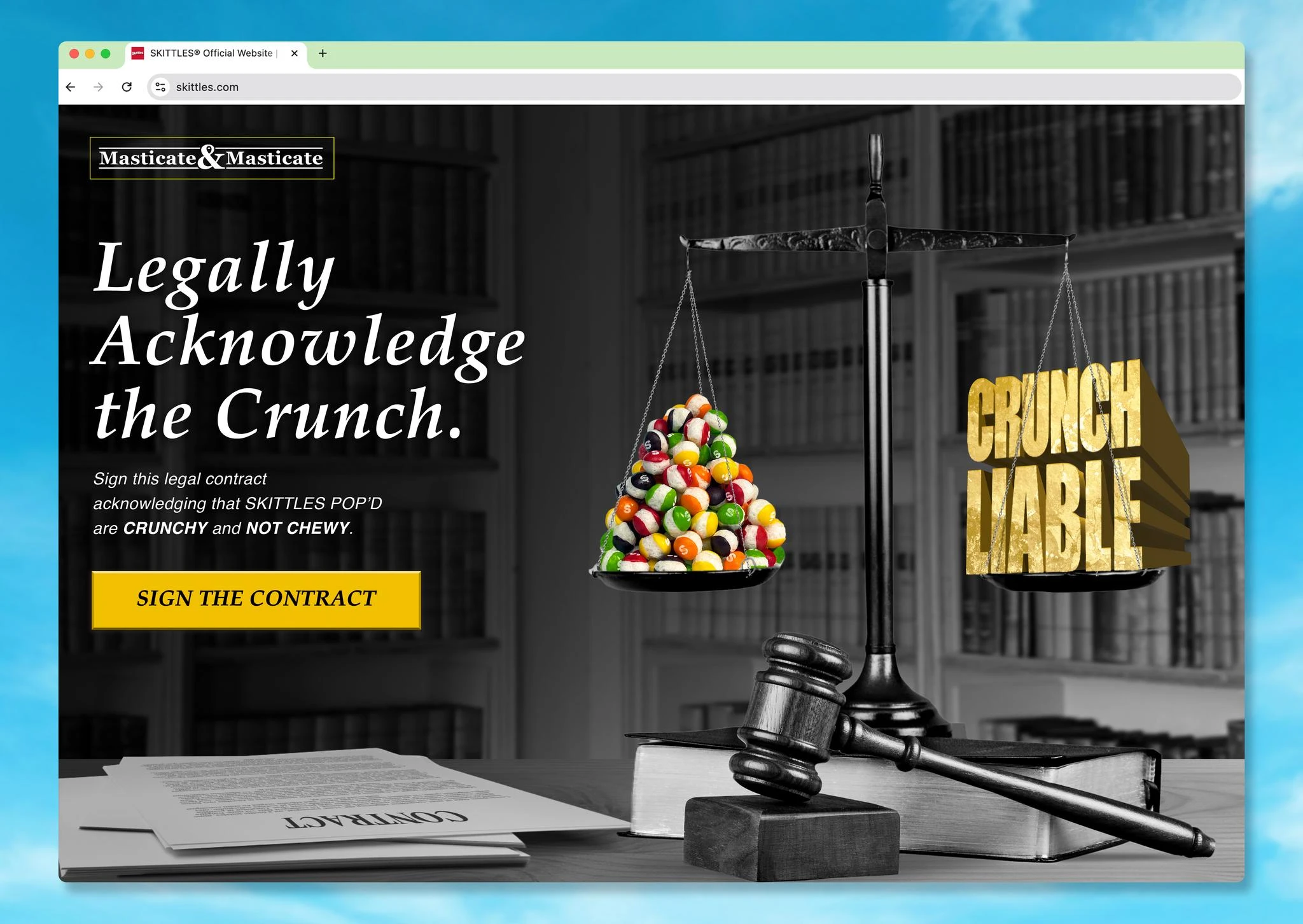 ACKNOWLEDGE THE CRUNCH