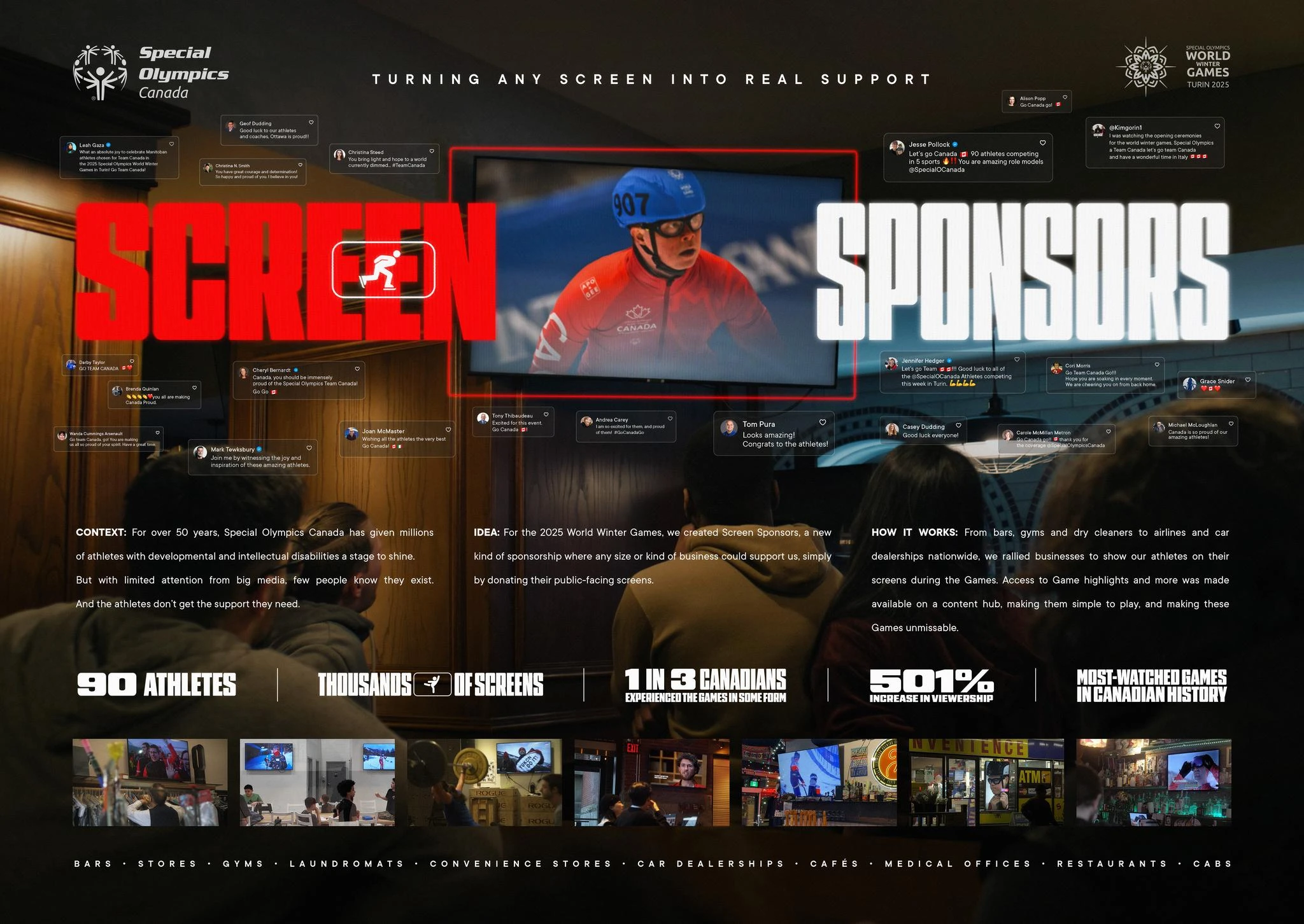 SCREEN SPONSORS
