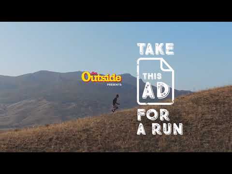 TAKE THIS AD FOR A RUN