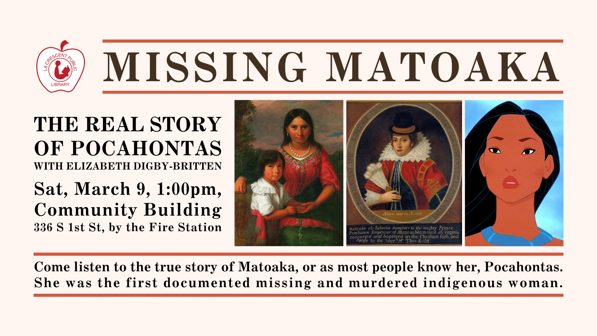 Missing Matoaka
