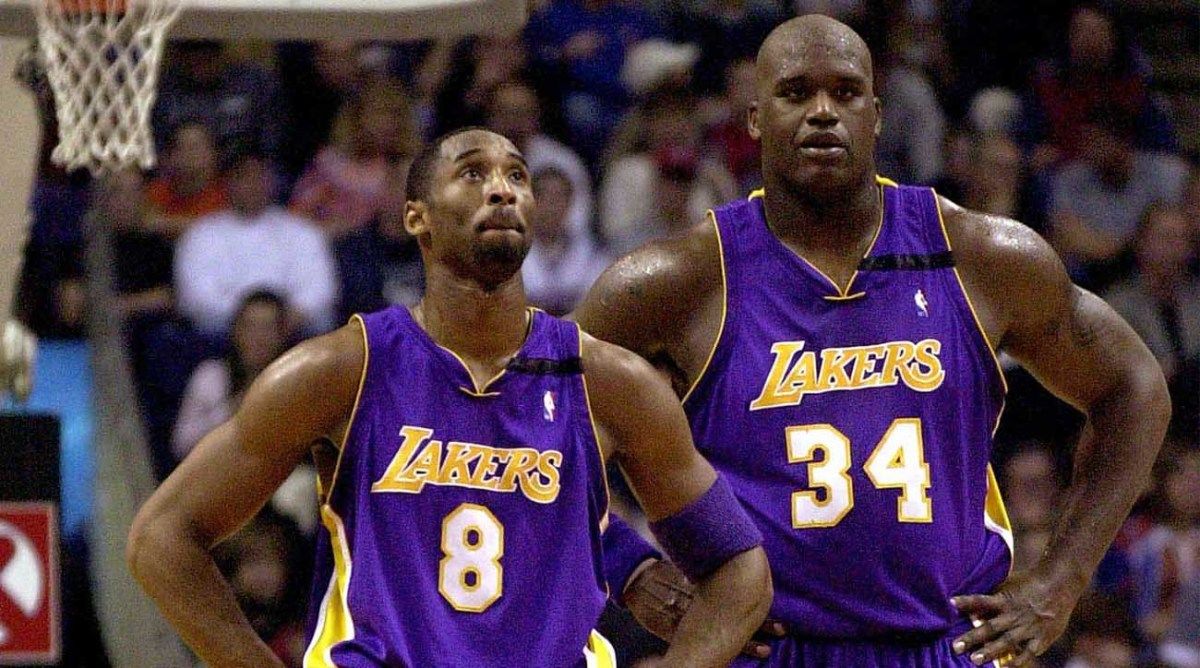 JORDAN 23, SHAQ 34, KOBE 8, LEBRON 6