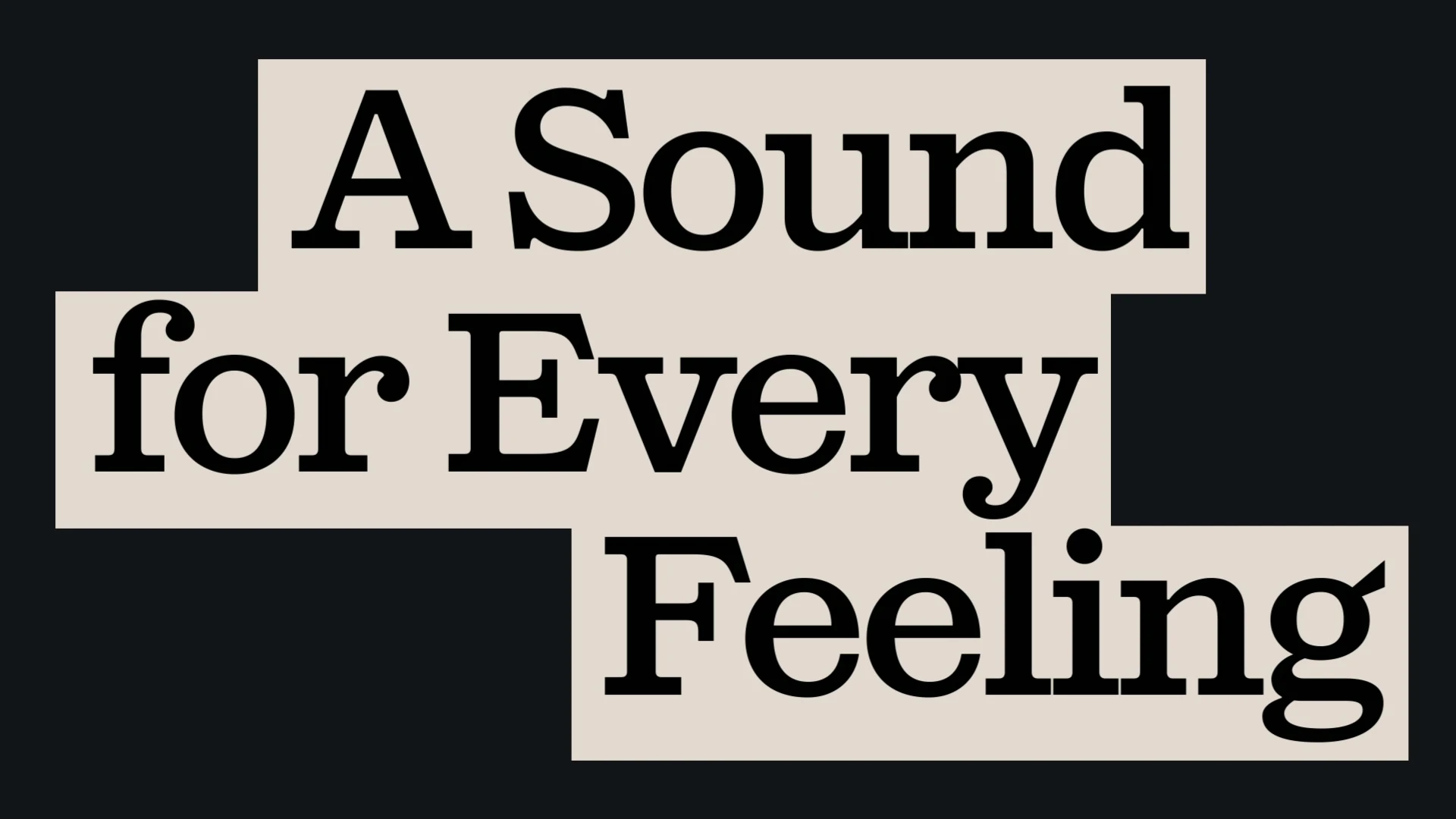 FEEL IT. FIND IT.