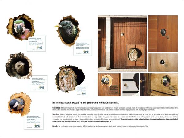 BIRD NEST STICKER DECALS