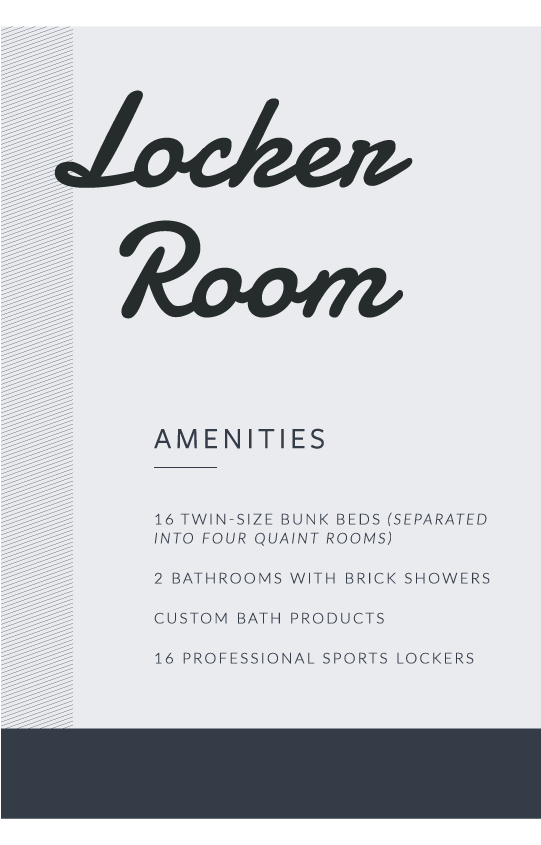 SQUISHED LOCKER ROOM