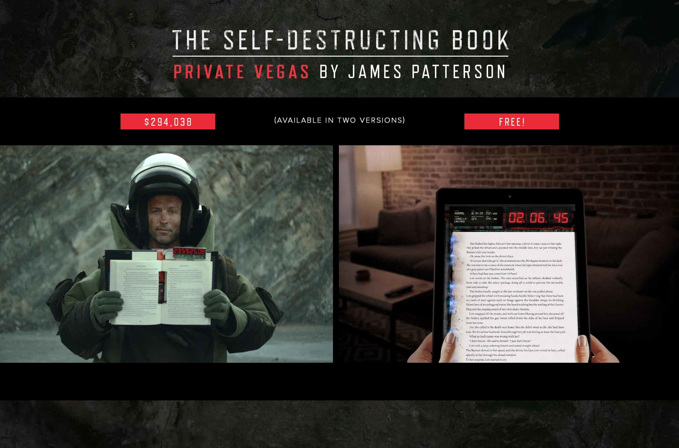 SELF-DESTRUCTING BOOK