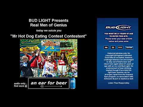 HOT DOG EATING CONTEST CONTESTANT