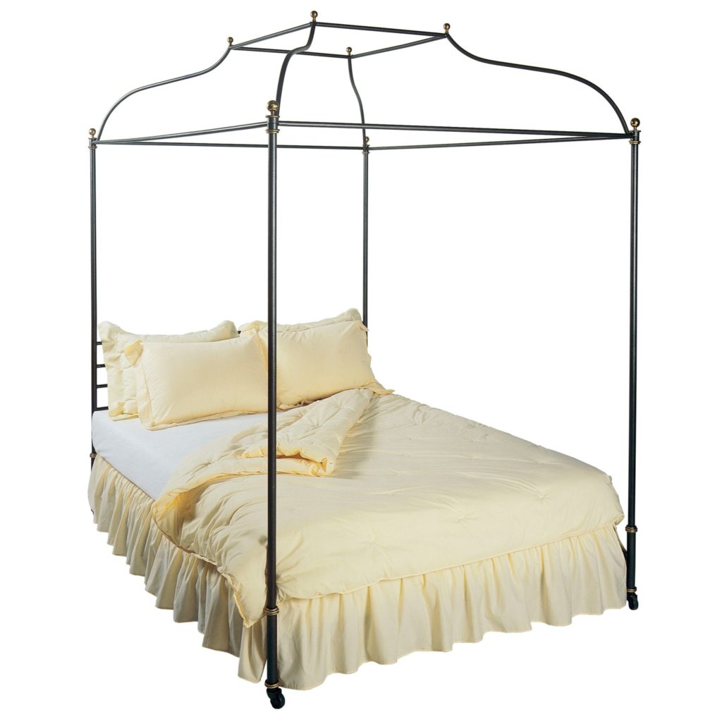 WOODEN BED, STEEL BED