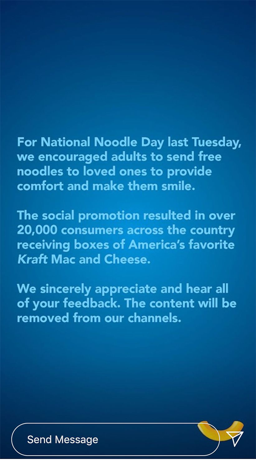 SEND NOODS