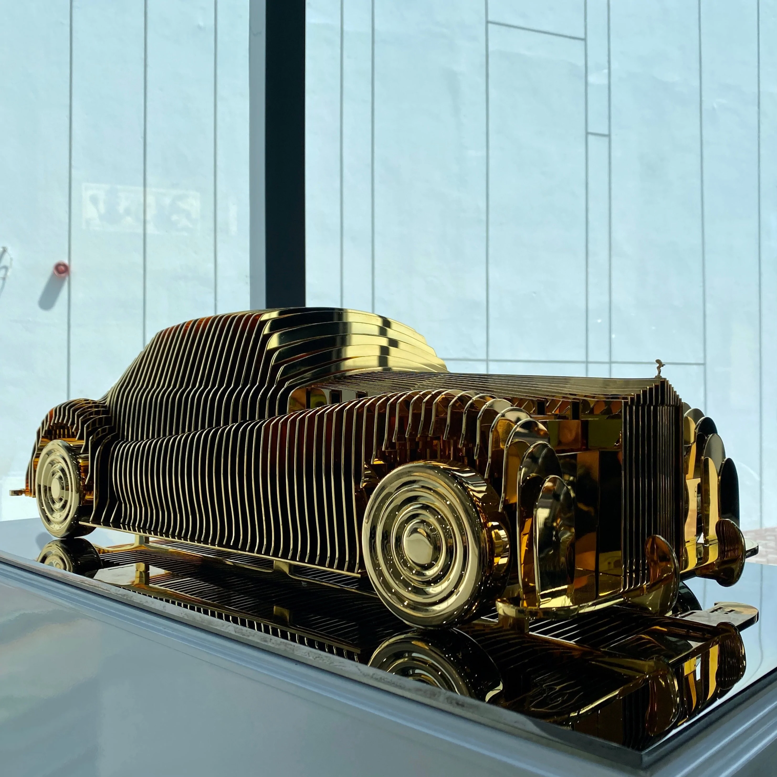 SCULPTURE, CAR, PIANO