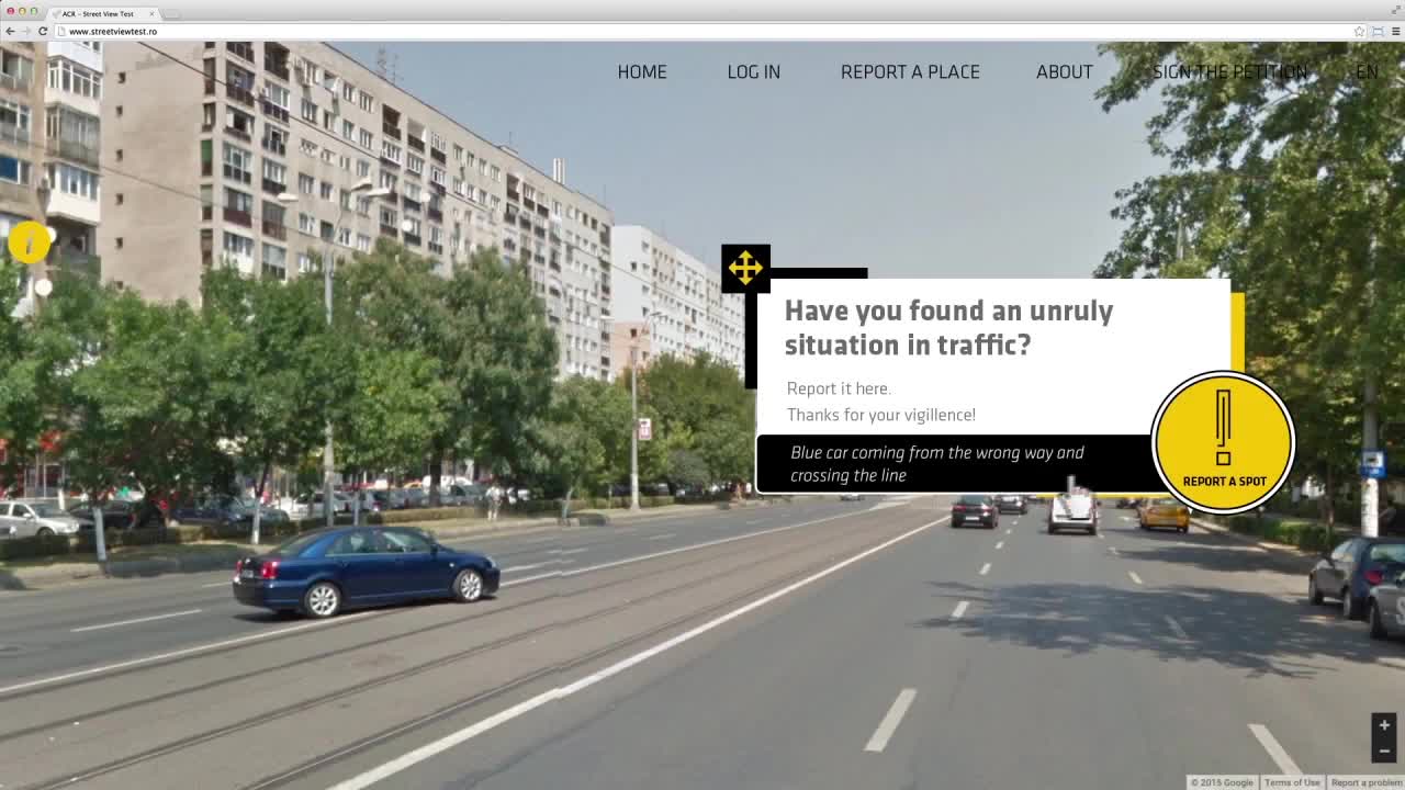 ACR STREET VIEW TEST
