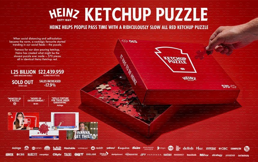 HEINZ KETCHUP PUZZLE - image 1