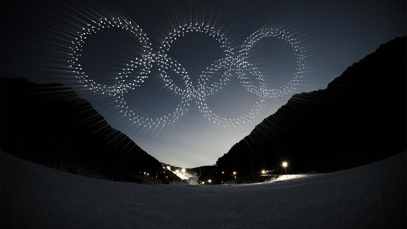 INTEL DRONE LIGHT SHOW AT THE OLYMPICS - image 1