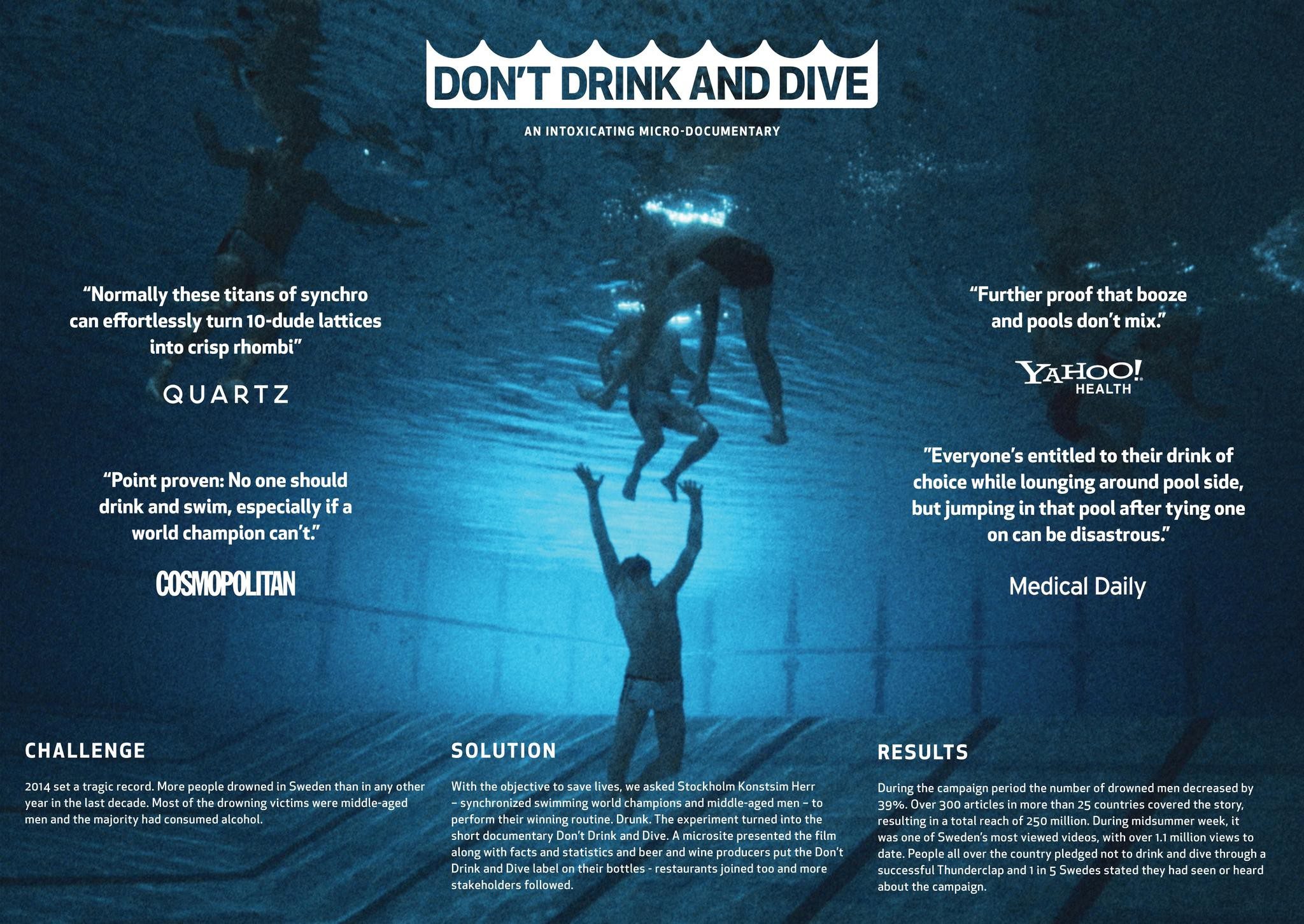 DON’T DRINK AND DIVE - image 1