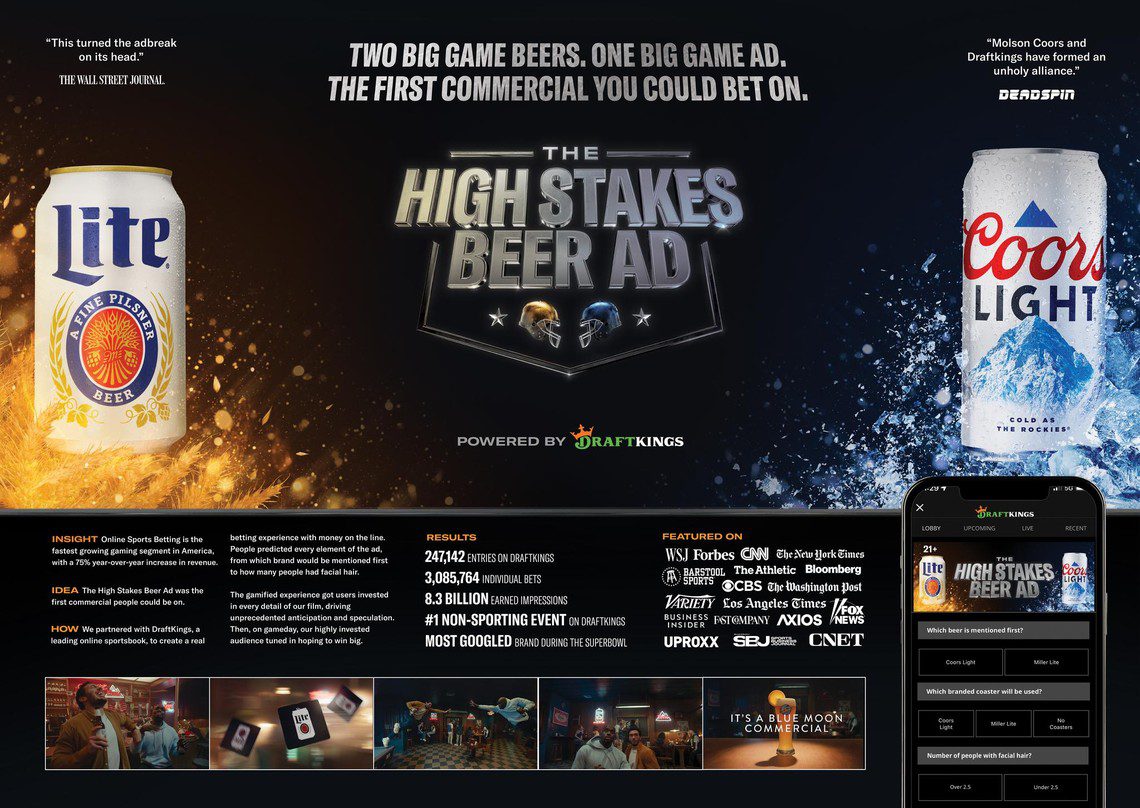 THE HIGH STAKES BEER AD - image 1