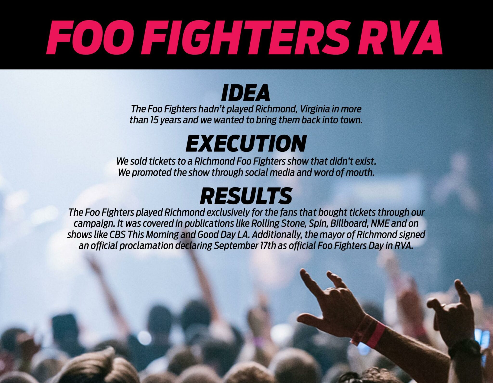 FOO FIGHTERS RVA - image 1
