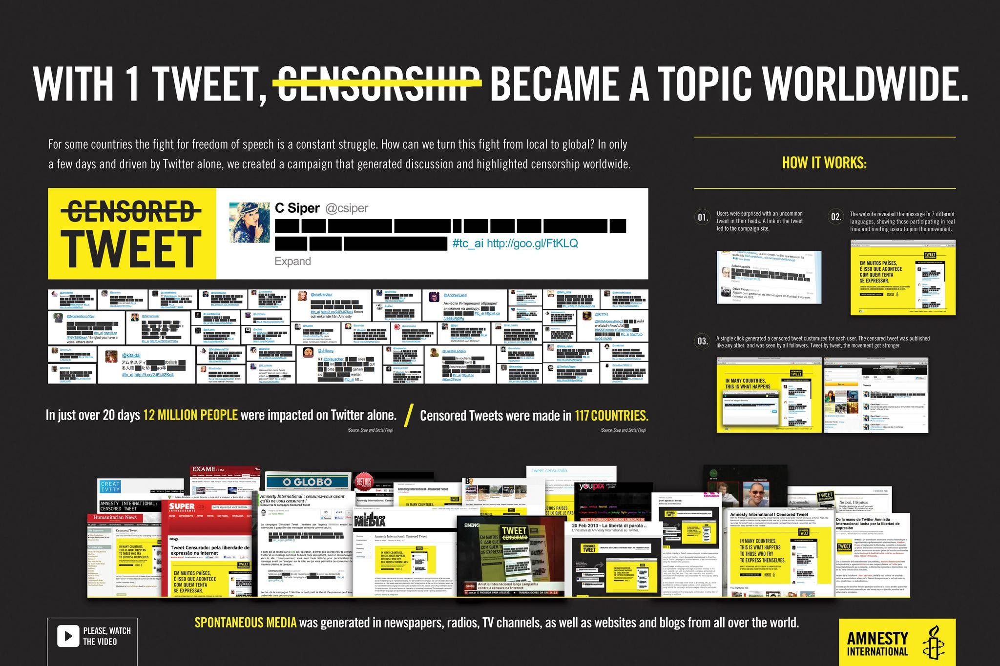 CENSORED TWEET - image 1