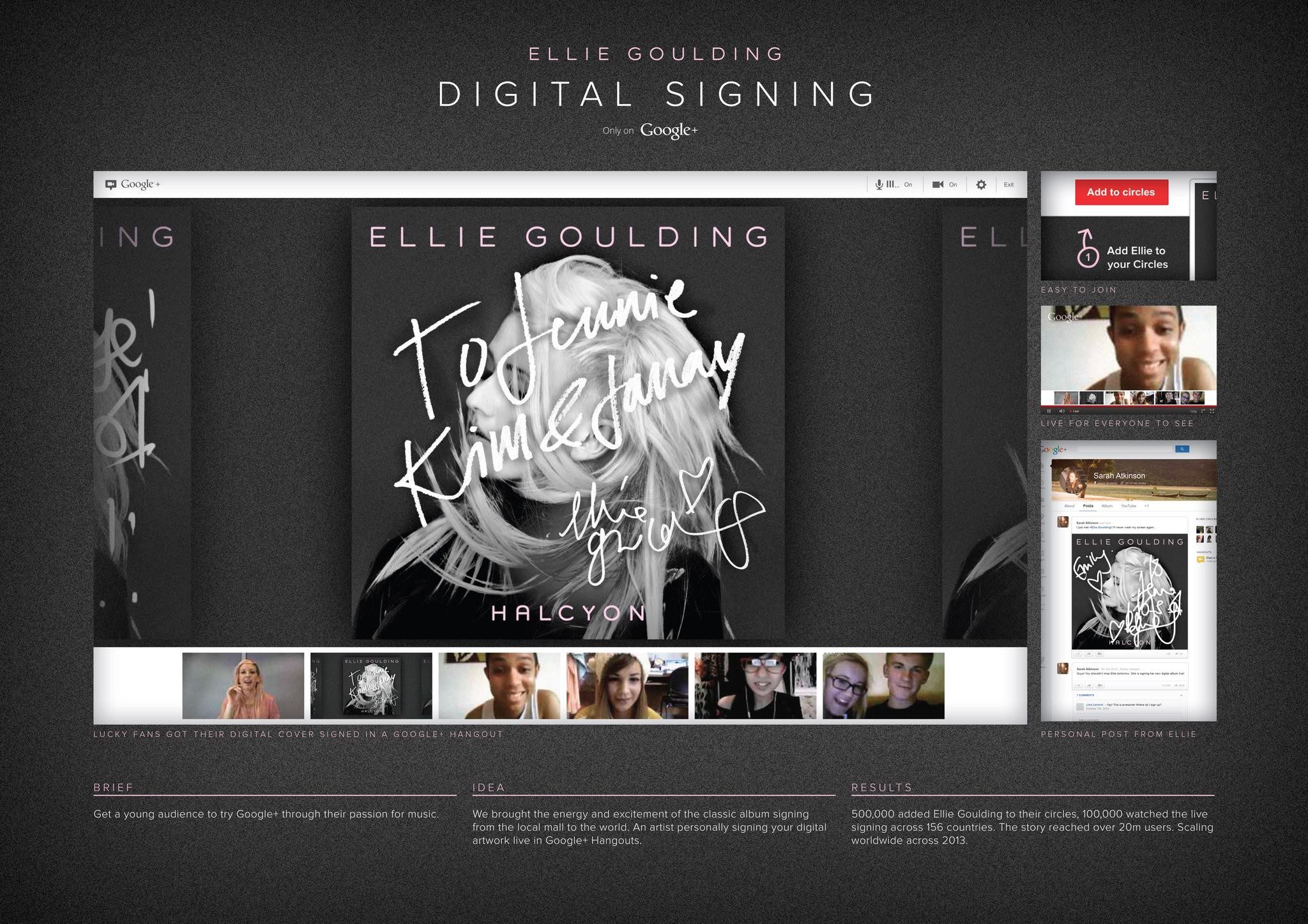 GOOGLE+ DIGITAL SIGNINGS - image 1
